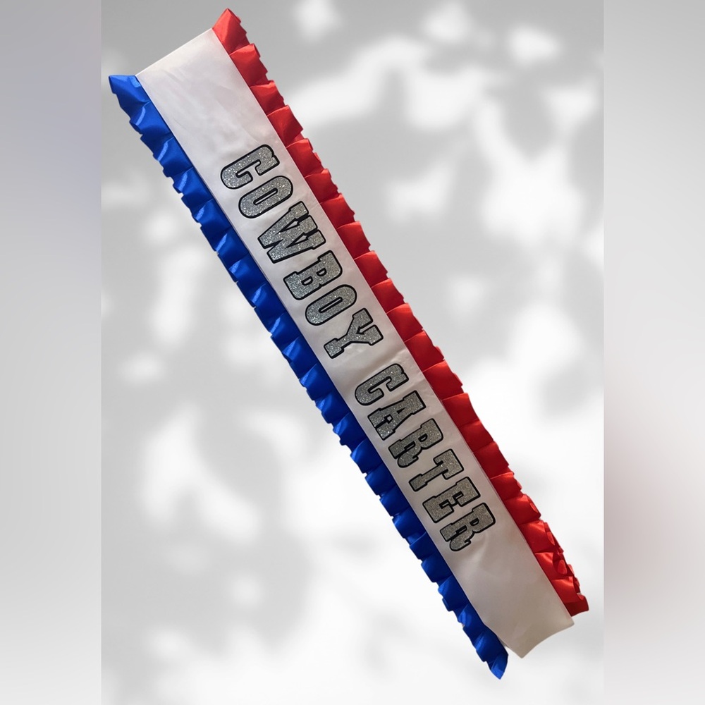 Hand made Inspired Cowboy Carter Sash